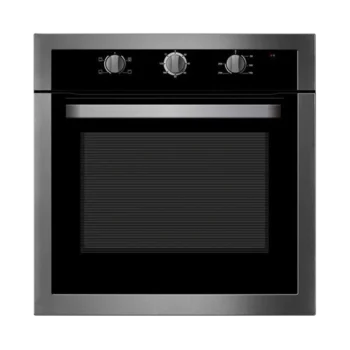 ميديا فرن كهرباء بلت ان 60 سم، مؤقت ميكانيكي، 4 وظائف، ستيل - 65CME10104