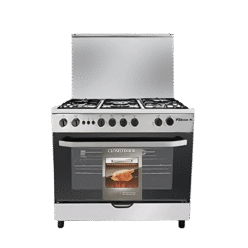 فرن غاز فالكون60 × 90 سلفر وش استيل امان 12412